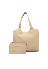 Coccinelle Torebka The Coccinelle C-Easy E1 THE 11 02 01 Beżowy. Kolor: beżowy. Materiał: skórzane, zamszowe #4