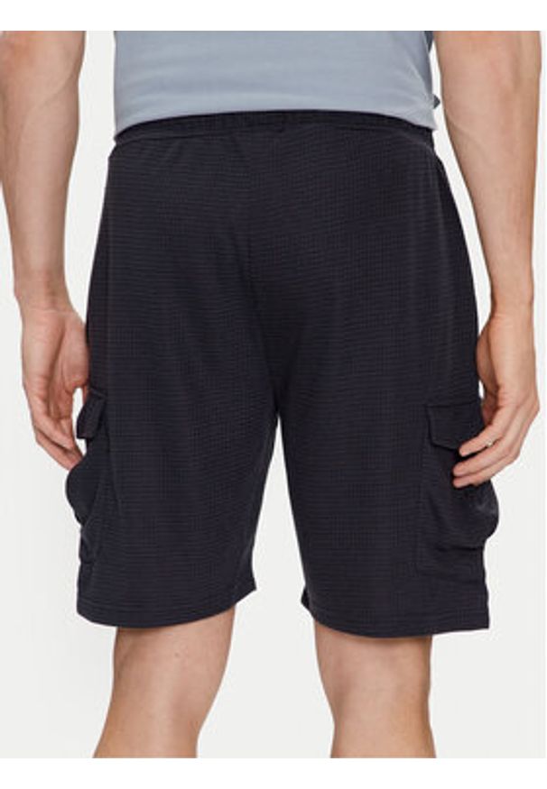 Brave Soul Szorty sportowe MSRT-516FALCO Granatowy Slim Fit. Kolor: niebieski. Materiał: syntetyk. Styl: sportowy