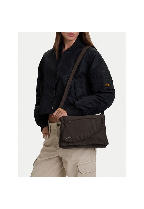 G-Star RAW - Torba G-Star Raw. Kolor: brązowy