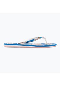 Roxy - Japonki plażowe damskie ROXY Portofino III. Okazja: na plażę. Kolor: niebieski. Styl: sportowy