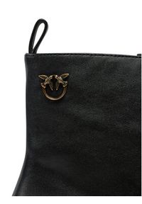 Pinko - PINKO Botki Cindy 12 SD0135 P001 Czarny. Kolor: czarny. Materiał: skóra #5