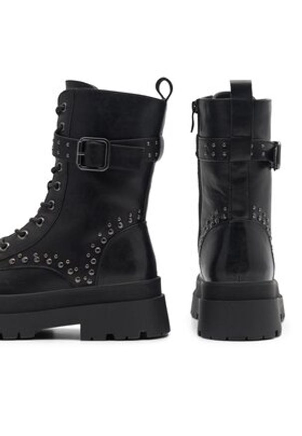 DeeZee Trzewiki AZZURRA WSF508-01 Czarny. Kolor: czarny. Materiał: syntetyk