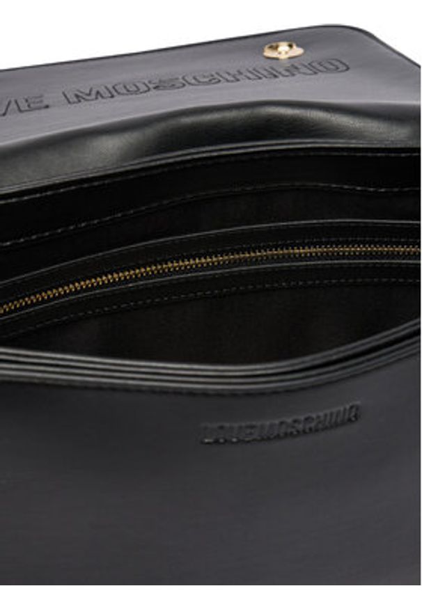 Love Moschino - LOVE MOSCHINO Torebka JC4000PP1OLA0000 Czarny. Kolor: czarny. Materiał: skórzane