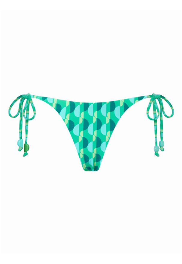 Seafolly Dół od bikini Sorrento 40651-277 Zielony. Kolor: zielony. Materiał: syntetyk