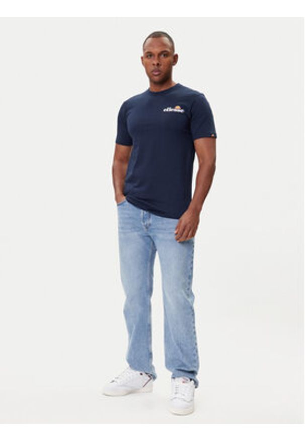 Ellesse T-Shirt Voodoo SHB06835 Granatowy Regular Fit. Kolor: niebieski. Materiał: bawełna