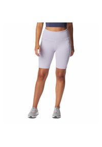 columbia - Krótkie Legginsy Turystyczne Damskie Columbia Windgates 1/2 Tight. Kolor: fioletowy. Długość: krótkie. Sport: turystyka piesza