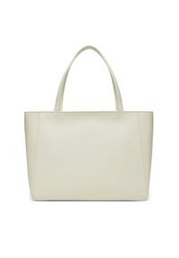 Calvin Klein Torebka Ck Medium Shopper_Tex K60K613178 Biały. Kolor: biały. Materiał: skórzane #3