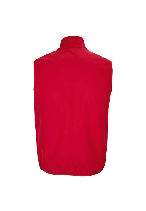 SOL'S - Ocieplacz Męski Falcon Softshell Zapinany Na Zamek Błyskawiczny. Kolor: czerwony. Materiał: softshell
