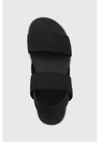 keen - Keen sandały Elle Backstrap damskie kolor czarny na platformie 1022620-BLACK. Kolor: czarny. Materiał: materiał, guma. Wzór: gładki. Obcas: na platformie #3