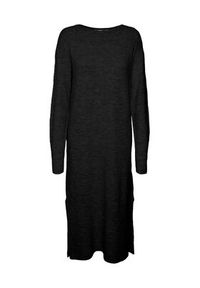 Vero Moda Sukienka dzianinowa 10291689 Czarny Relaxed Fit. Kolor: czarny. Materiał: syntetyk #5