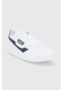 Trussardi Jeans - Trussardi buty kolor biały. Zapięcie: sznurówki. Kolor: biały. Materiał: guma #4