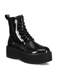 DeeZee Trzewiki WS101-08A Czarny. Kolor: czarny. Materiał: materiał #3