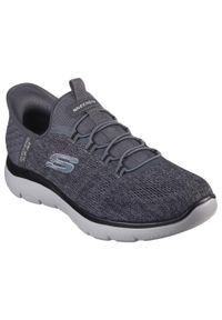 skechers - Buty sportowe Sneakersy męskie, Skechers Slip-Ins: Summits - Key Pace. Kolor: wielokolorowy, czarny, szary. Sport: turystyka piesza #1