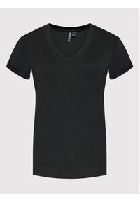Pieces T-Shirt Ria 17120455 Czarny Regular Fit. Kolor: czarny. Materiał: bawełna #2