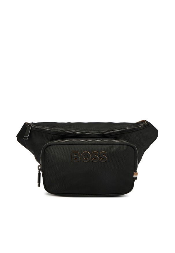 BOSS Nerka Catch 3.0 Bumbag 50511938 Czarny. Kolor: czarny. Materiał: materiał