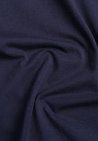 Born2be - Granatowa Koszulka T-shirt z Bawełny z Dekoltem w Serek Rionisse. Okazja: do domu, do pracy. Typ kołnierza: dekolt w serek. Kolor: niebieski. Materiał: bawełna. Styl: elegancki, klasyczny #2