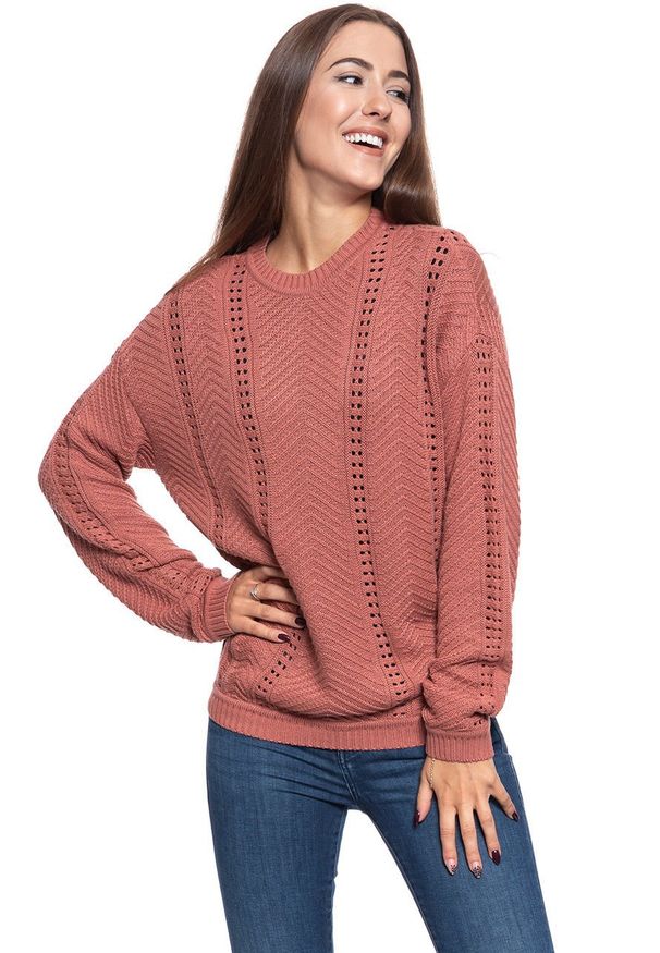Mustang - DAMSKI SWETER MUSTANG Camilla C Ajour 1009118 8187