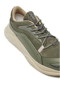 Hugo Sneakersy Leon Runn 50523838 Zielony. Kolor: zielony. Materiał: materiał #6