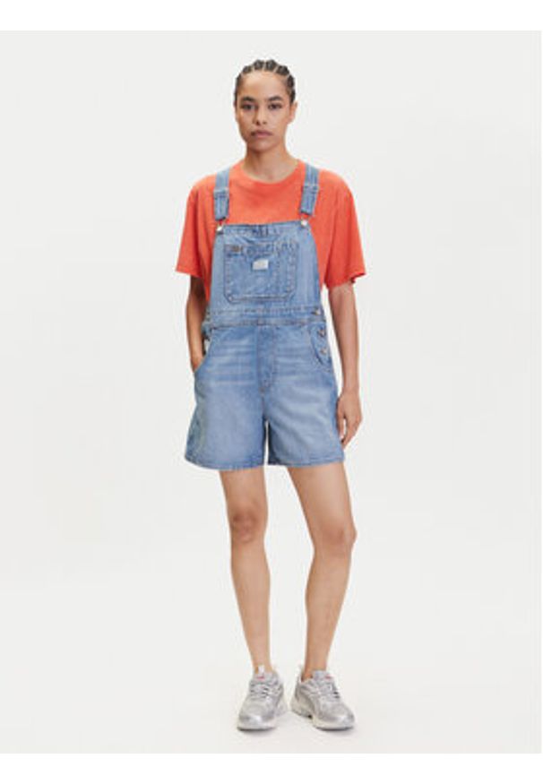 Levi's® Ogrodniczki Utility 001UY-0000 Niebieski Loose Fit. Kolor: niebieski. Materiał: bawełna