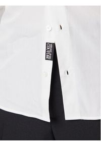 Versace Jeans Couture Koszula 79GALKS2 CN00K Biały Slim Fit. Kolor: biały. Materiał: bawełna #5