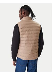 TOMMY HILFIGER - Tommy Hilfiger Kamizelka MW0MW37677 Beżowy Regular Fit. Kolor: beżowy. Materiał: syntetyk #4
