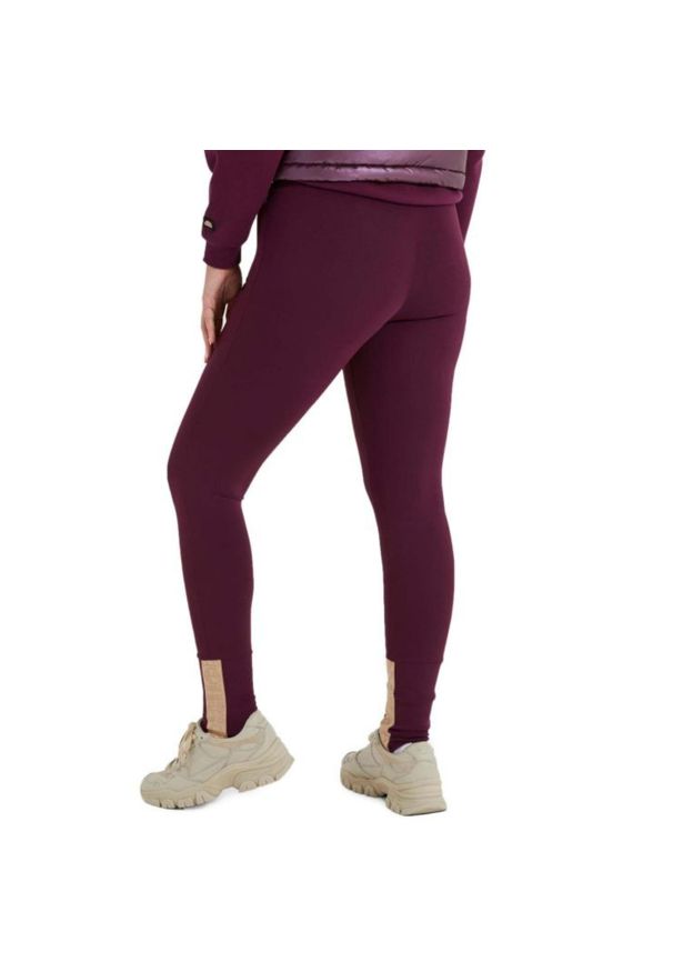 Legginsy sportowe damskie Ellesse Natura. Kolor: fioletowy. Materiał: poliester, elastan. Sezon: zima. Sport: bieganie