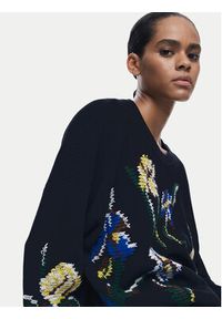 Desigual Sweter Cooper 25WWJF36 Czarny Regular Fit. Kolor: czarny. Materiał: bawełna #2