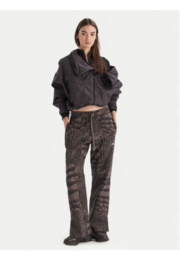 Adidas by Stella McCartney - adidas by Stella McCartney Kurtka przejściowa Item Track Top Printed JV7035 Czarny Loose Fit. Kolor: czarny. Materiał: syntetyk