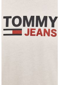 Tommy Jeans - Longsleeve DM0DM09487. Okazja: na co dzień. Kolor: biały. Długość rękawa: długi rękaw. Wzór: nadruk. Styl: casual #5