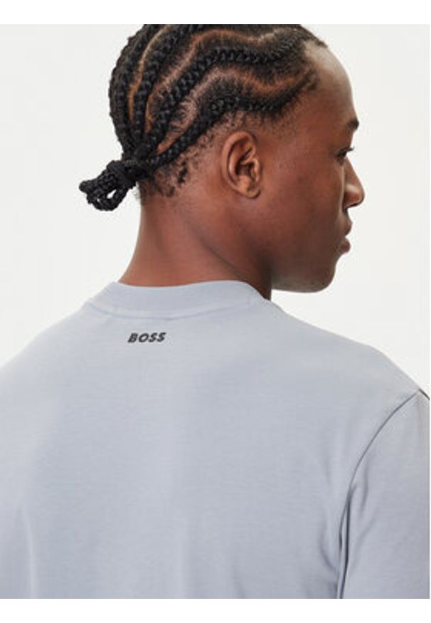 BOSS T-Shirt Iconic TL 50543905 Szary Relaxed Fit. Kolor: szary. Materiał: bawełna