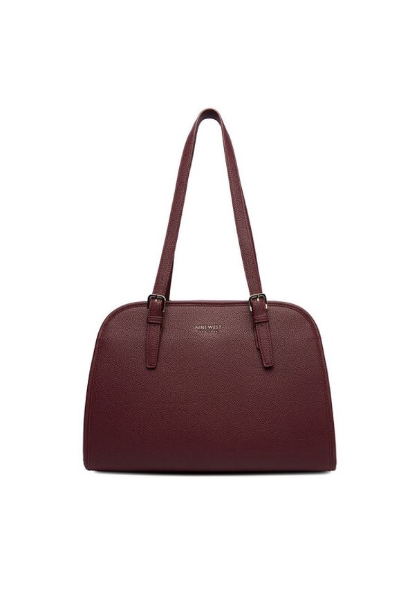 Nine West Torebka CEO-AGNES-LA482-3038 Bordowy. Kolor: czerwony