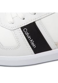 Calvin Klein Sneakersy Low Top Lace Up Mix HM0HM00491 Biały. Kolor: biały. Materiał: materiał #7