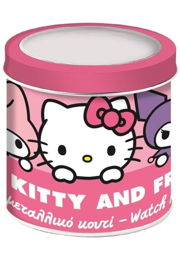 Pulio - Zegarek analogowy w puszce Hello Kitty. Rodzaj zegarka: analogowe