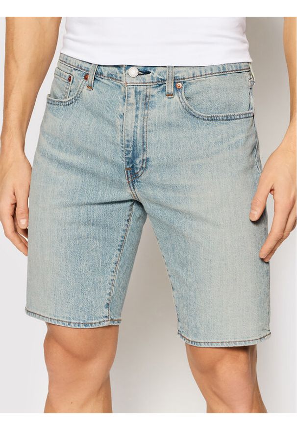 Levi's® Szorty jeansowe 405™ 39864-0055 Niebieski Standard Fit. Kolor: niebieski. Materiał: jeans, bawełna