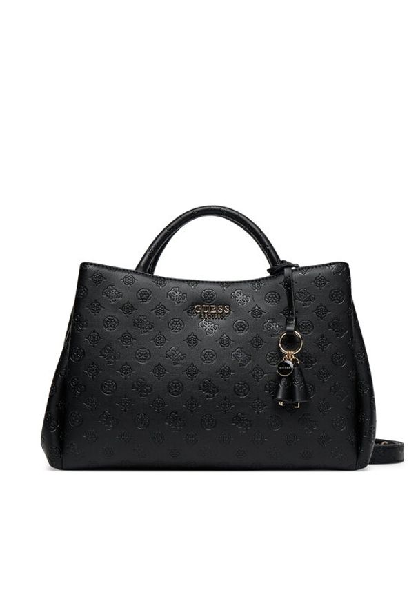 Guess Torebka Phoebe HWPD96 65070 Czarny. Kolor: czarny. Materiał: skórzane