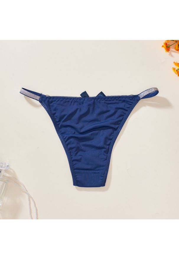 Intica - Figi bikini z elastycznym wykończeniem Pier. Kolor: niebieski. Materiał: materiał