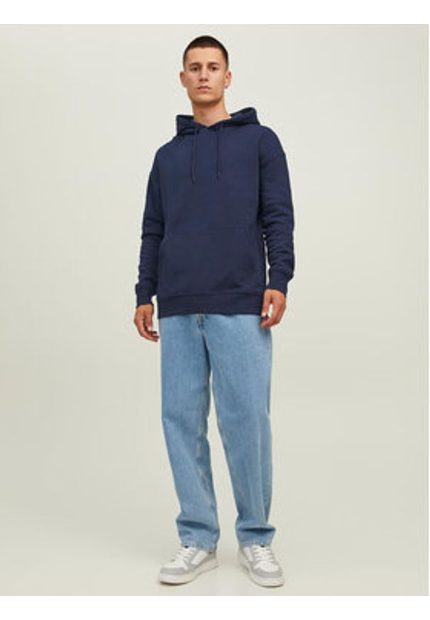 Jack & Jones - Jack&Jones Bluza Star 12208157 Granatowy Relaxed Fit. Kolor: niebieski. Materiał: bawełna