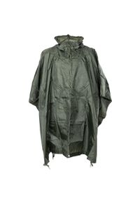 MFH MAX FUCHS - Peleryna turystyczna przeciwdeszczowa poncho 144x223cm. Kolor: zielony