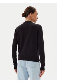 Tommy Jeans Sweter Essential DW0DW20159 Czarny Regular Fit. Kolor: czarny. Materiał: bawełna #4