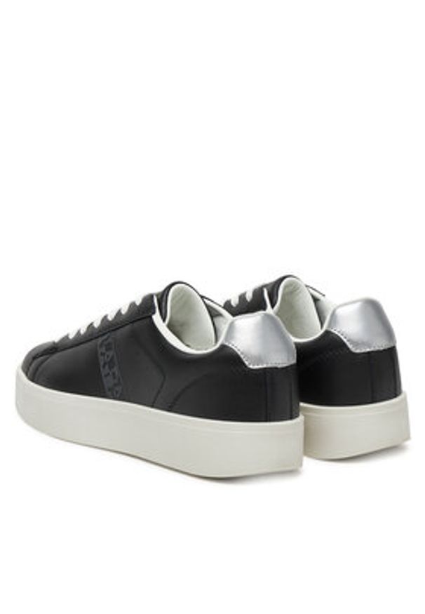 Napapijri Sneakersy Ivy NP0A4IQ8 Czarny. Kolor: czarny. Materiał: skóra