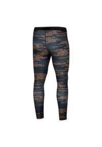 Legginsy sportowe męskie EXTREME HOBBY PARACORD. Kolor: pomarańczowy. Materiał: elastan, poliester