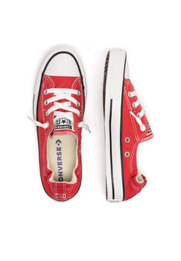 Converse Trampki Chuck Taylor All Star Shoreline Slip 537083C Czerwony. Kolor: czerwony. Materiał: materiał