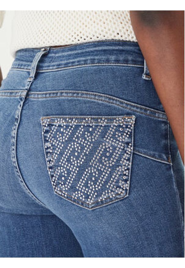 Liu Jo Jeansy UA6013 D0305 Granatowy Slim Fit. Kolor: niebieski
