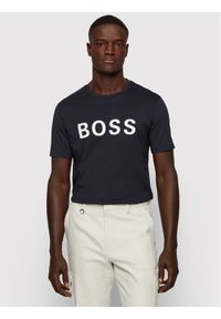 BOSS - Boss T-Shirt Tiburt 171_BB 50430889 Granatowy Regular Fit. Kolor: niebieski. Materiał: bawełna