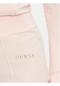 Guess Spodnie dresowe V5RB15 KCD02 Różowy Regular Fit. Kolor: różowy. Materiał: syntetyk #4