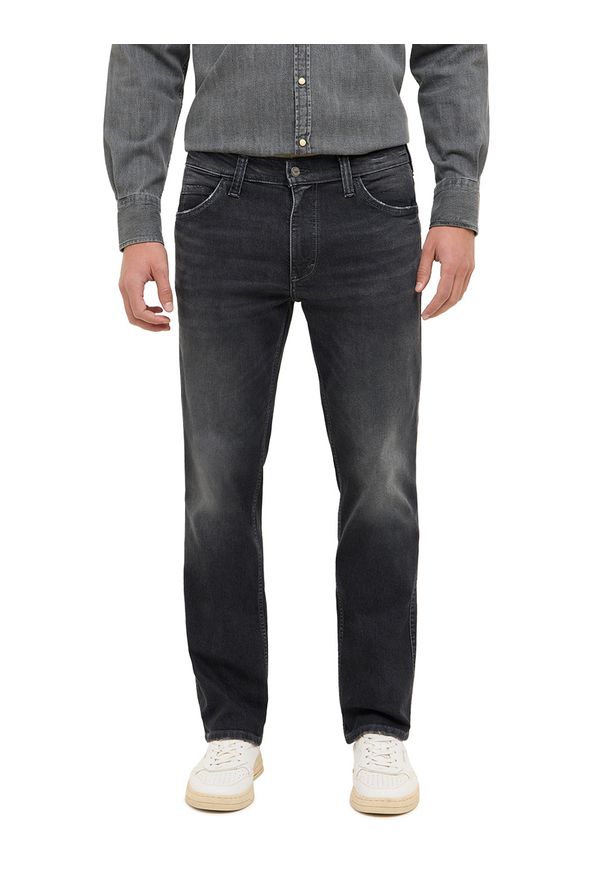 Męskie Spodnie jeansowe Mustang Style Tramper Straight Denim Black 1016813 4000 703