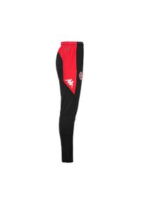 Kappa - Spodnie treningowe Tunisie Abunszip Pro 7 2024. Kolor: czerwony, czarny, wielokolorowy. Sport: piłka nożna