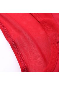 Intica - Majtki z przezroczystym klinem na co dzień Malve. Kolor: czerwony. Materiał: tkanina, materiał, skóra #4