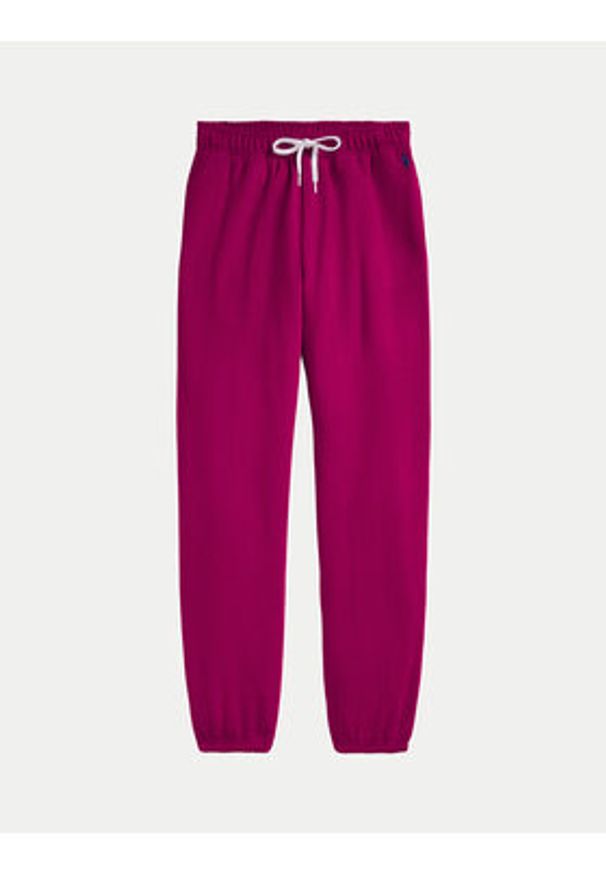 Polo Ralph Lauren Spodnie dresowe 211943009011 Różowy Regular Fit. Kolor: różowy. Materiał: bawełna