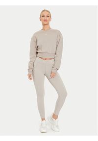 Reebok Bluza Fleece Coverup 100076068 Brązowy Regular Fit. Kolor: brązowy. Materiał: syntetyk #3